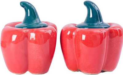 Your Local Store Ceramic Utility Container  - 500 ml(Pack of 2, Red)