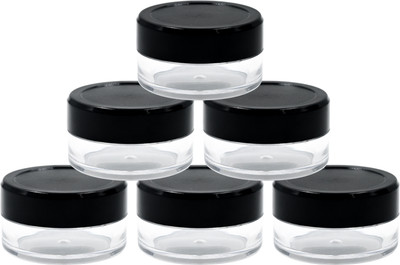 Newgen Plastic Utility Container  - 8 g(Pack of 6, Clear)