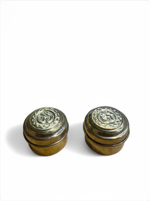 GBW Brass Utility Container  - 20 ml(Pack of 2, Yellow)