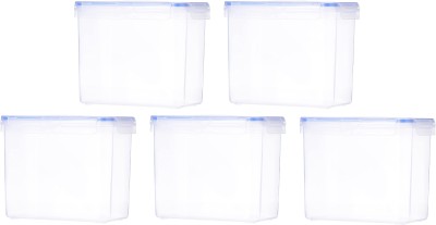 Kritika Enterprise Plastic Utility Container  - 3570 ml(Pack of 5, Clear)