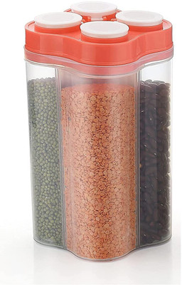 HASHONE Plastic Grocery Container  - 2500 ml(Red)