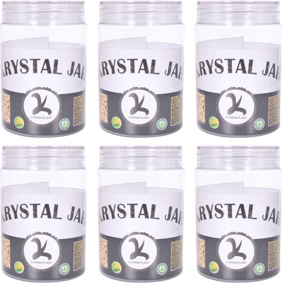 KAMRAN PLAST Plastic Utility Container  - 800 ml(Pack of 6, Clear)