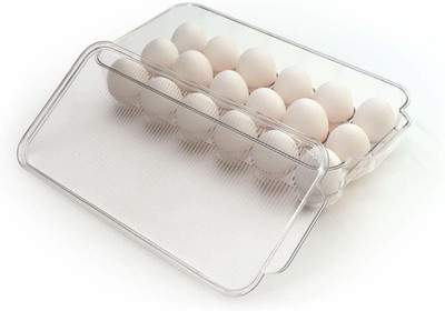 Lufarp Plastic Egg Container  - 1.5 dozen(Multicolor)