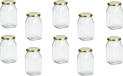 AFAST Glass Utility Container  - 250 ml(Pack of 10, Clear)