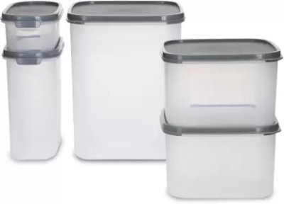 PRAGATI SALES Plastic Utility Container  - 500 ml, 1700 ml, 2700 ml, 5500 ml(Pack of 5, Clear)