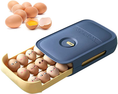 Trendegic Plastic Egg Container  - 2 dozen(Multicolor)