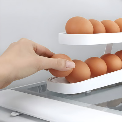 Jinila Plastic Egg Container  - 1 dozen(White)