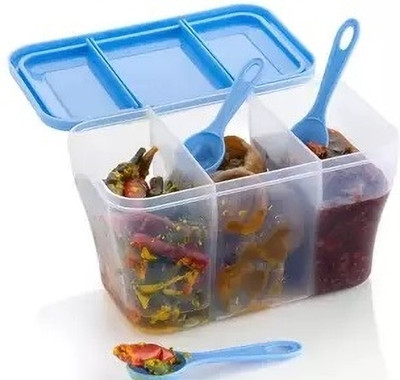 halfmoon Plastic Utility Container  - 1100 ml(Blue)