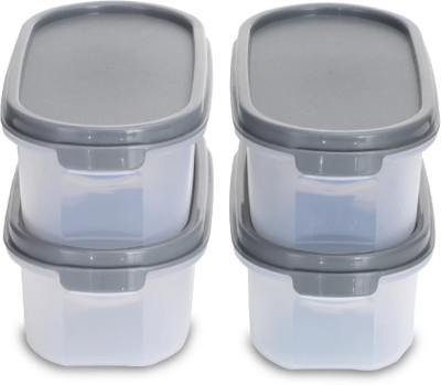 KOLORR Plastic Grocery Container  - 500 ml(Pack of 4, Clear)