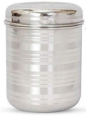 Bhalia Craft Stainless Steel Grocery Container  - 15 kg(Silver)