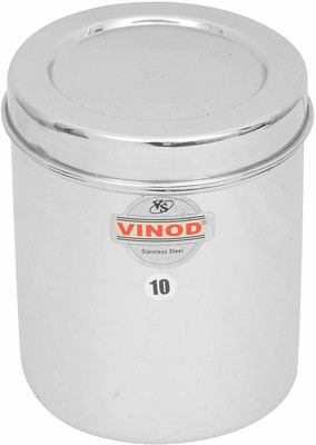 VINOD Steel Grocery Container  - 3000 ml(Silver)