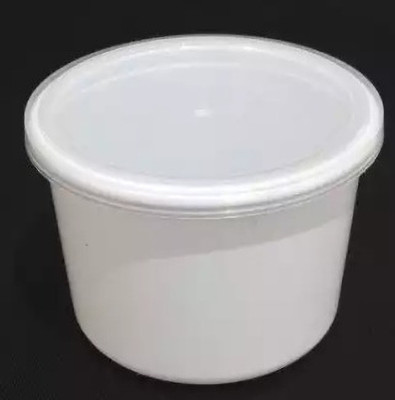 TABLECARE Plastic Utility Container  - 750 ml(Pack of 5, White)