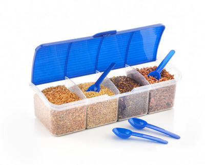 GITROX Plastic Grocery Container  - 1500 ml(Blue)