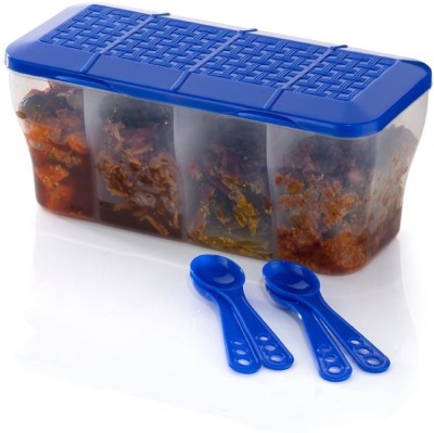Analog Kitchenware Plastic Grocery Container  - 1800 ml(Blue)