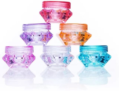 JARBAZAAR Plastic Utility Container  - 5 ml(Pack of 6, Multicolor)