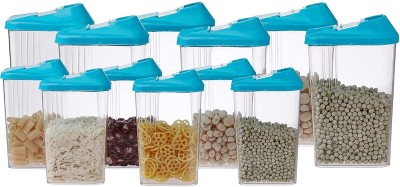 Multimart Enterprise Plastic Cereal Dispenser  - 750 ml(Pack of 12, Blue)