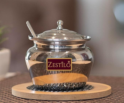 Zestilo Stainless Steel Utility Container  - 300 ml(Silver)