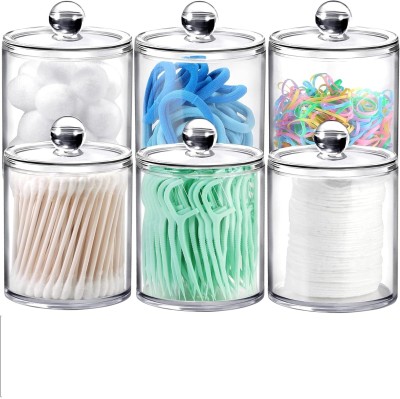 SARVANGAH Plastic Utility Container  - 50 ml(Pack of 6, White)