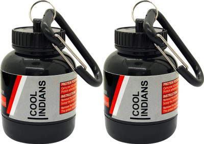 COOLINDIANS Plastic Utility Container  - 30 ml(Pack of 2, Black)