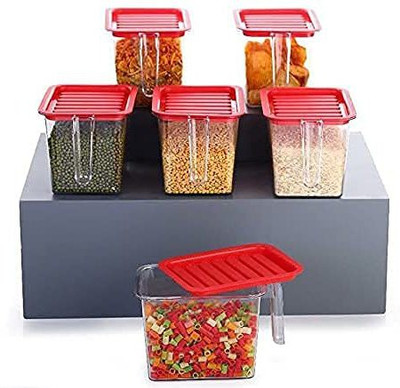 SIDDIVINAYAK CREATION Plastic Grocery Container  - 100 ml(Pack of 3, Multicolor)