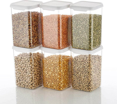 SIDDIVINAYAK CREATION Plastic Utility Container  - 1100 ml(Pack of 6, Multicolor)