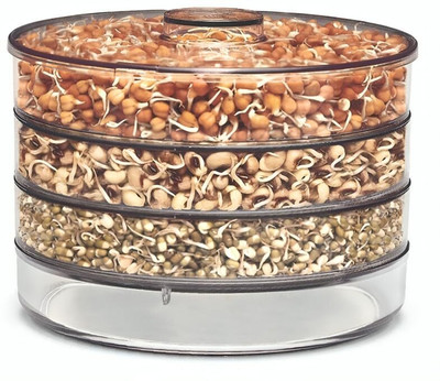 Episkey Plastic Sprout Maker  - 500 ml(Transparent)