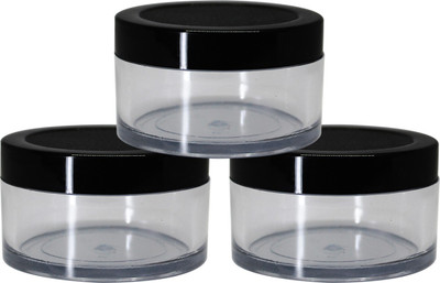 nsb herbals Plastic Utility Container  - 50 ml(Pack of 3, Clear)
