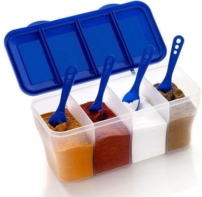 Whitepixel Plastic Grocery Container  - 1800 ml(Blue, Black)