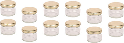 1st Time Glass Utility Container  - 100 ml(Pack of 12, Clear)