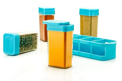GORMERY Plastic Grocery Container  - 250 ml(Multicolor)