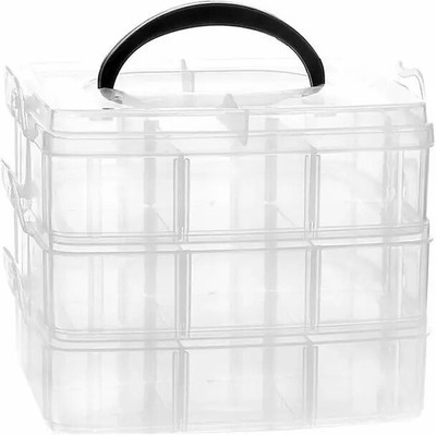 SJK Plastic Utility Container  - 1.5 dozen(Multicolor)