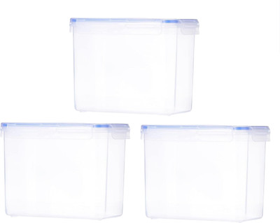 Aristo Plastic Utility Container  - 3570 ml(Pack of 3, Clear)