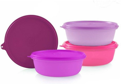TUPPERWARE Plastic Utility Container  - 600 ml(Pack of 4, Multicolor)