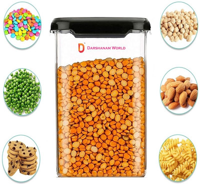DARSHANAM WORLD Plastic Grocery Container  - 1100 ml(Multicolor)