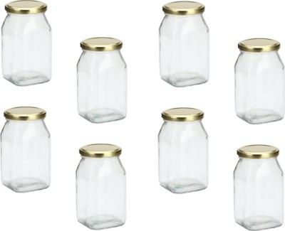 AFAST Glass Utility Container  - 250 ml(Pack of 8, Clear)