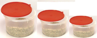 TUPPERWARE Plastic Utility Container  - 2500 ml, 3000 ml, 5000 ml(Pack of 3, Red)