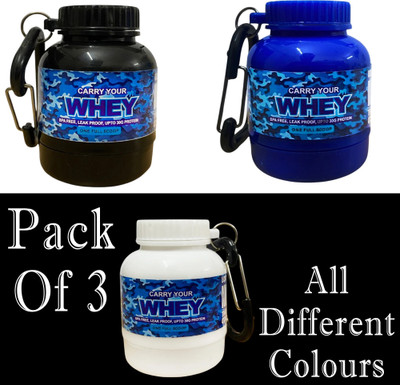 COOLINDIANS Plastic Utility Container  - 30 ml(Pack of 3, Multicolor)