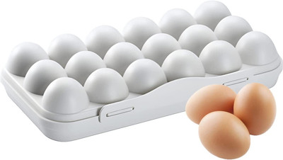 Tanlesa Plastic Egg Container  - 1.5 dozen(Grey)