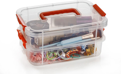 ROYALRYTE ENTERPRISE Plastic Grocery Container  - 2000 ml(Red)