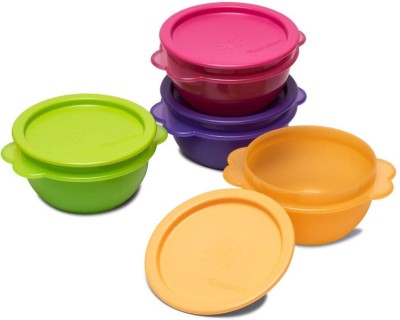 TUPPERWARE Polypropylene Utility Container  - 500 ml(Pack of 4, Multicolor)