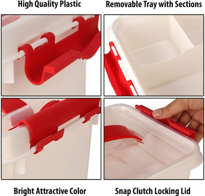 Modinity Plastic Utility Container  - 200 ml(Multicolor)