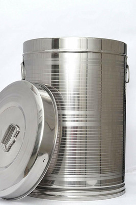 Duodeno Steel Utility Container  - 25 L(Silver)