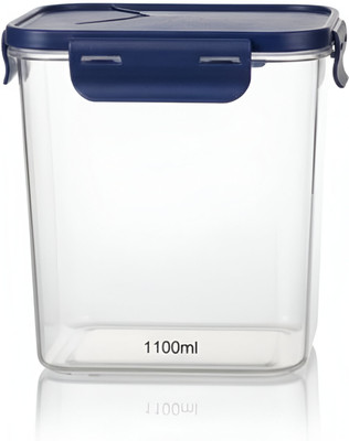 MUKKA ENTERPRISES Plastic Grocery Container  - 1100 ml(Pack of 2, Blue)