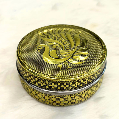 NAVRANG Steel Utility Container  - 250 ml(Gold)