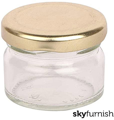 SkyFurnish Glass Utility Container  - 20 ml(Transparent)
