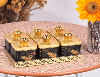 Nabhya Spice Set Plastic(6 Piece)