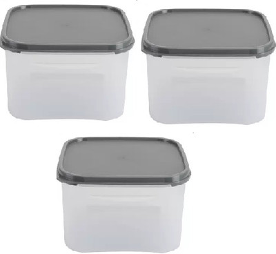 YASHODEEP PLASTIC Plastic Grocery Container  - 2700 ml(Pack of 3, Clear)