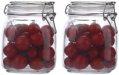 Avresta Glass Grocery Container  - 750 ml(Pack of 2, Clear)
