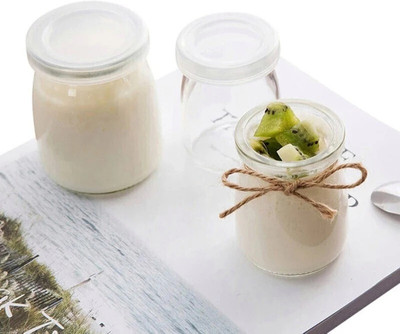 Hemtik Glass Bread Container  - 100 ml(Pack of 6, Clear)