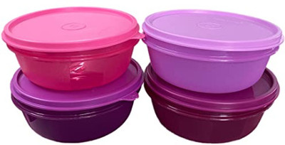 TUPPERWARE Plastic Utility Container  - 600 ml(Pack of 4, Multicolor)